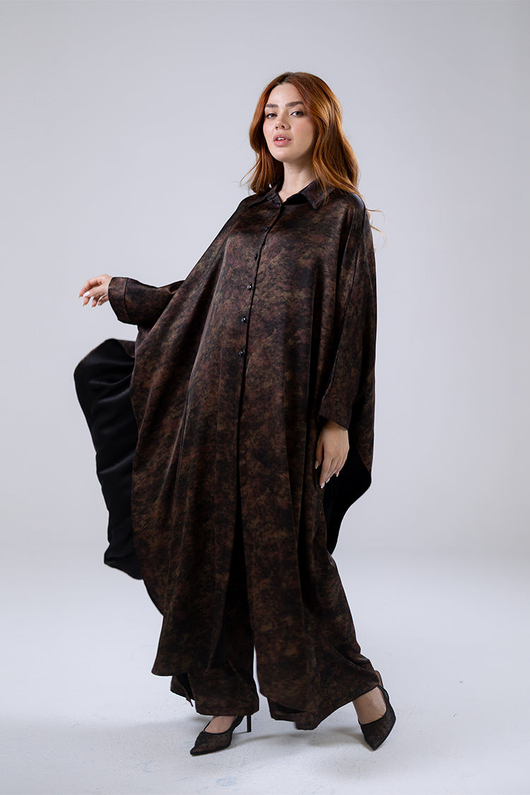 Wrap Satin Blouse
