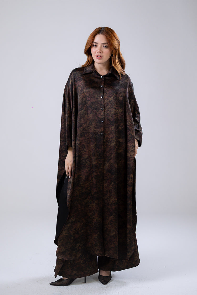 Wrap Satin Blouse