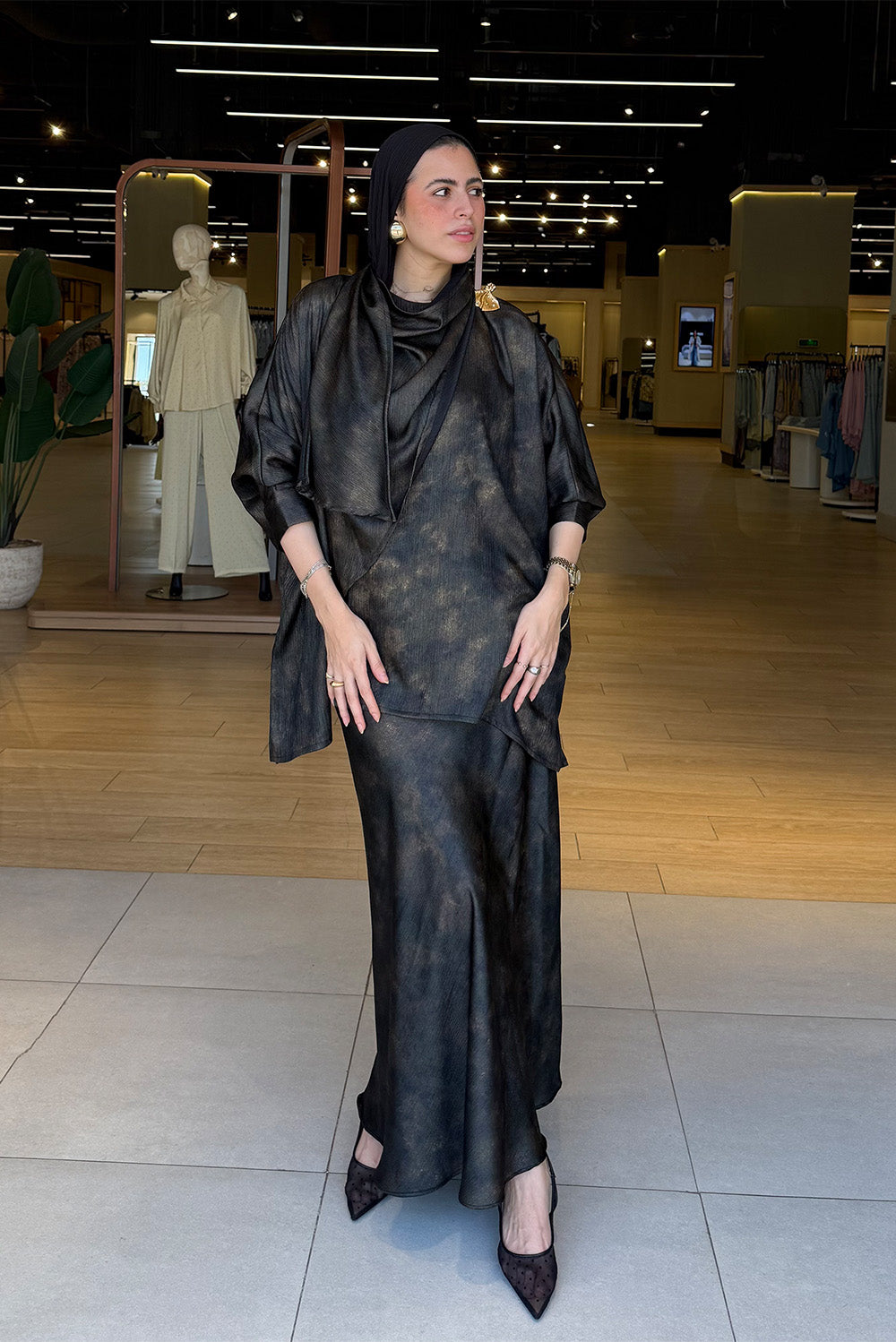 Elegant Draped Blouse