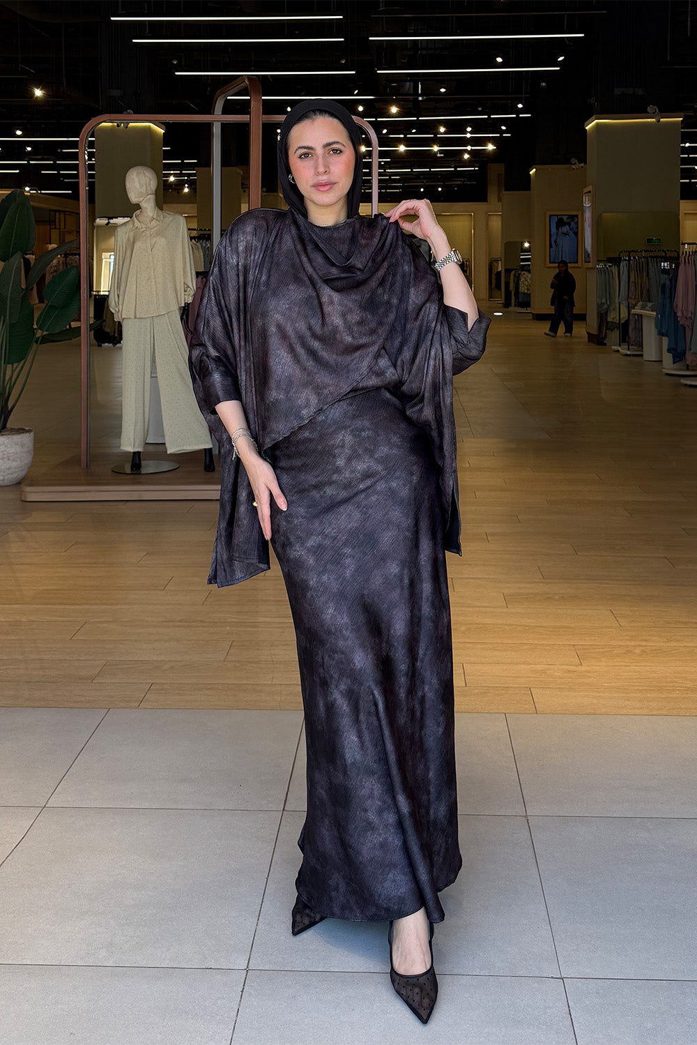 Satin Maxi Skirt