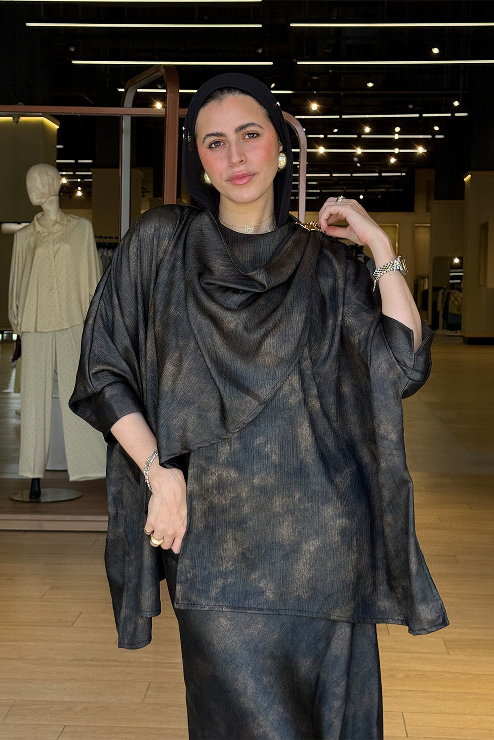 Elegant Draped Blouse