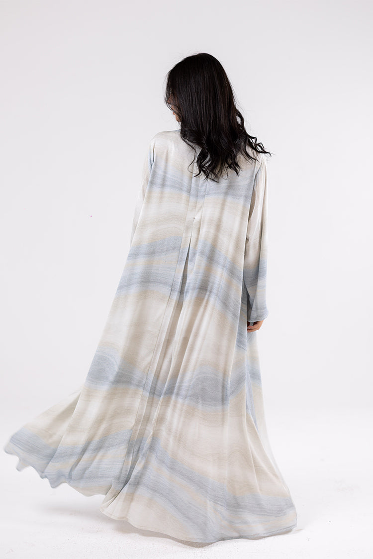 Ombre Striped Maxi Dress