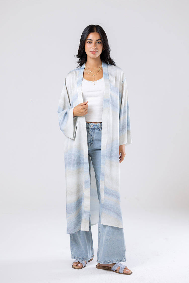 Ombre Striped Cardigan
