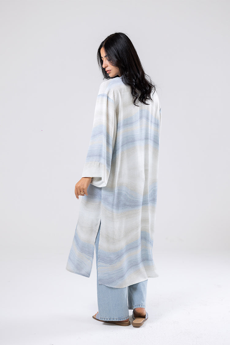 Ombre Striped Cardigan