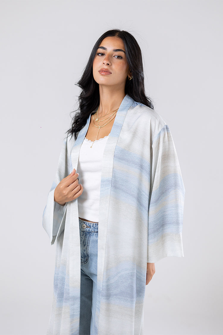 Ombre Striped Cardigan