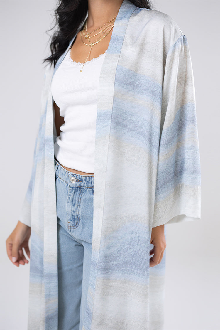 Ombre Striped Cardigan