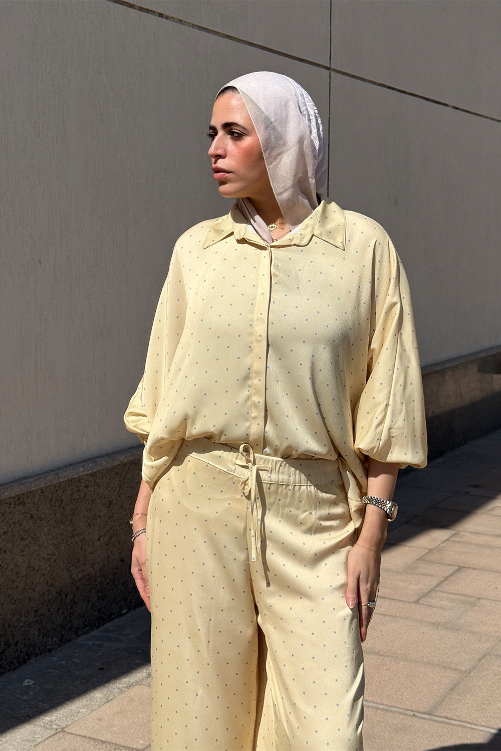 Butter Polka Relaxed Shirt Hip