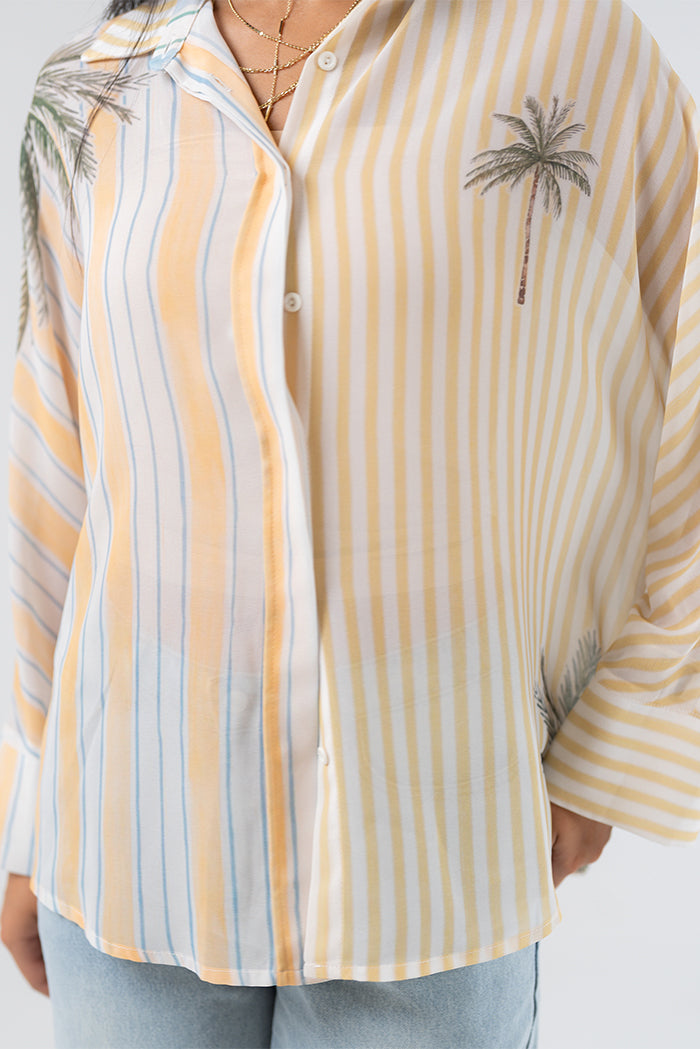 Palm Stripe Shirt