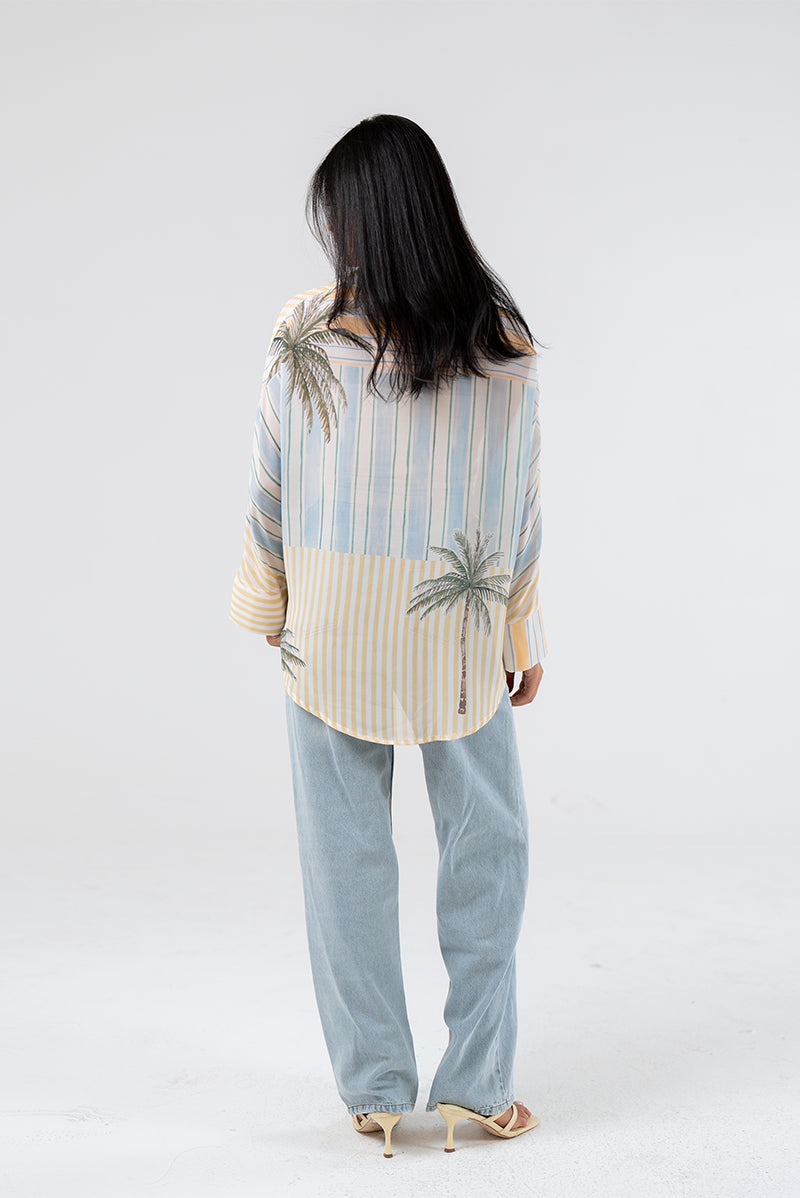 Palm Stripe Shirt