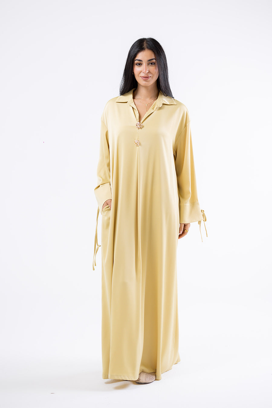 Collared Maxi Dress