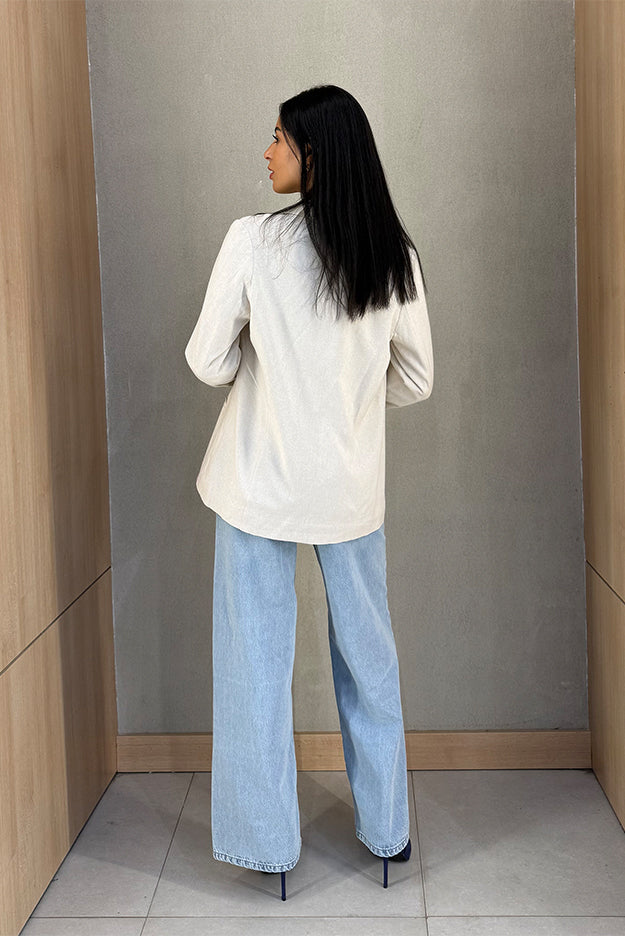 Classic Linen Blend Blazer