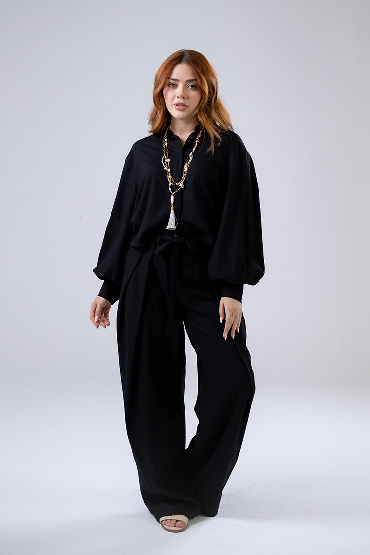 Relaxed Wide-Leg Pants