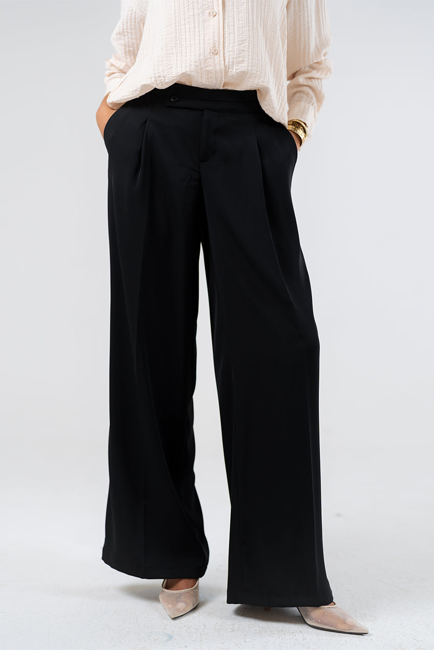 High-Waist Wide-Leg Pants