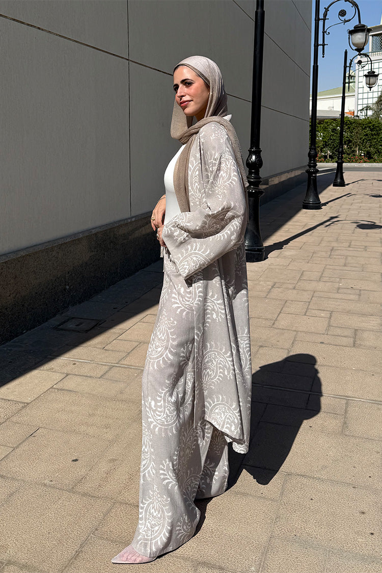 Matching Wide-Leg Pants