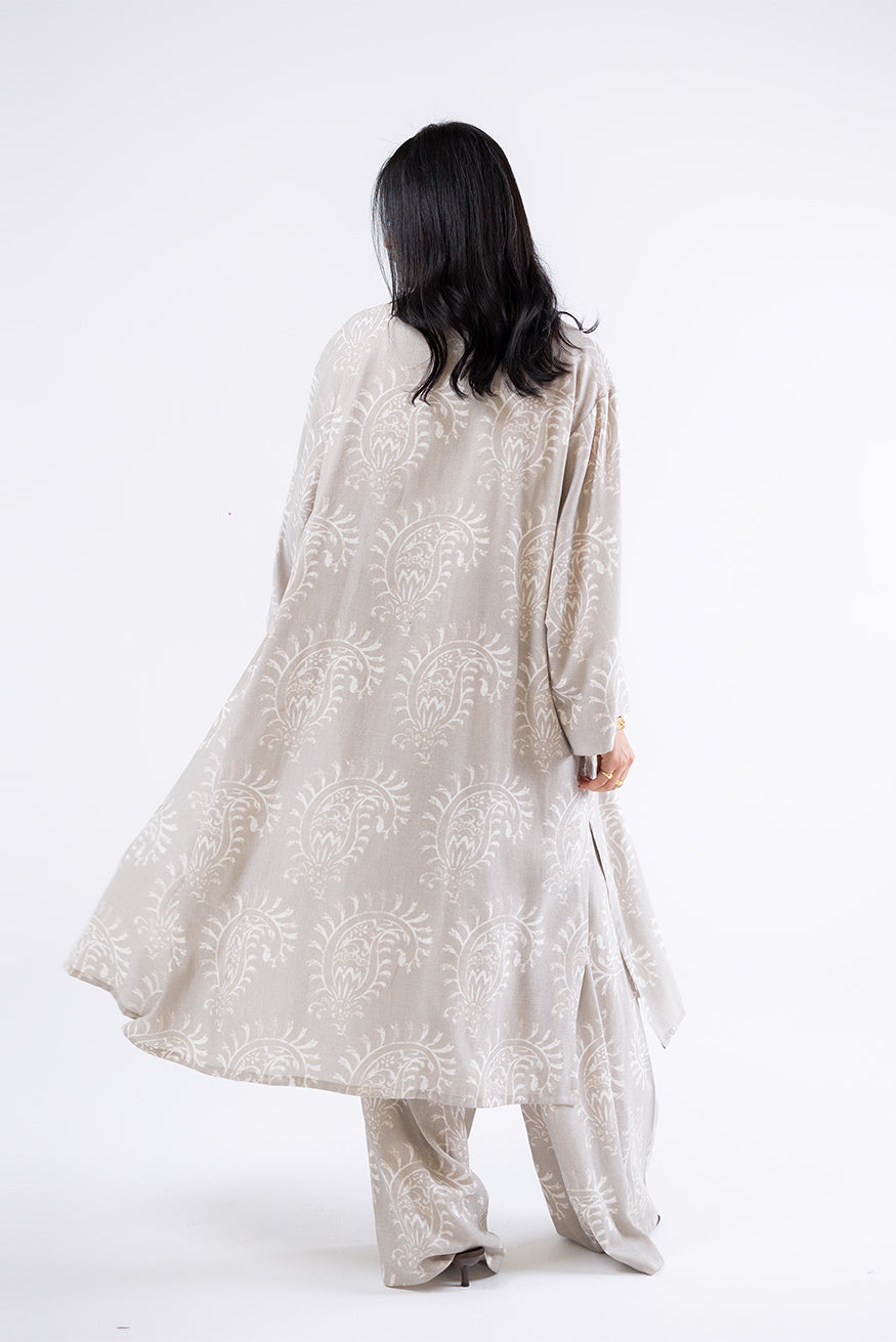 Elegant Printed Cardigan