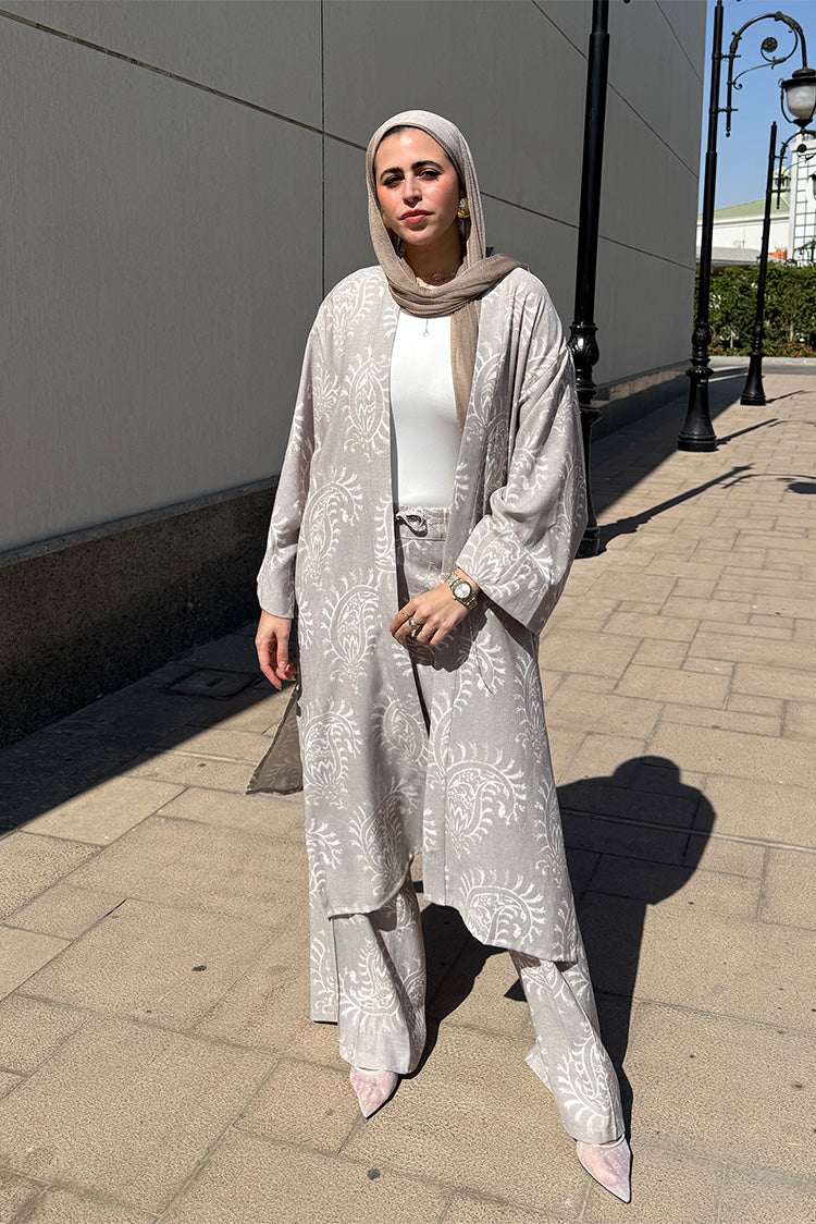 Matching Wide-Leg Pants