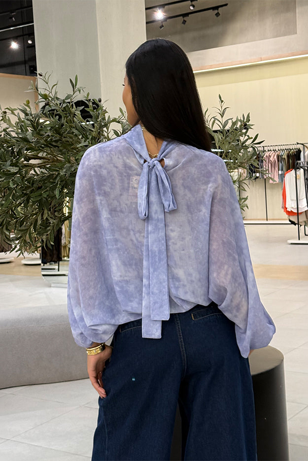 High-Neck Blouse