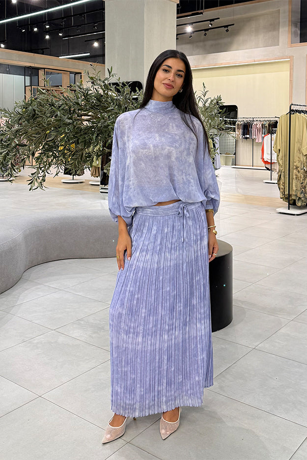 High-Neck Blouse