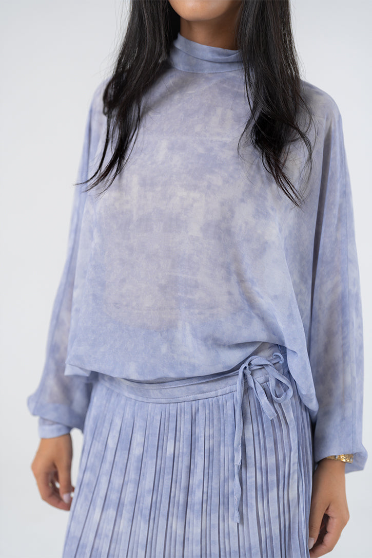 High-Neck Blouse
