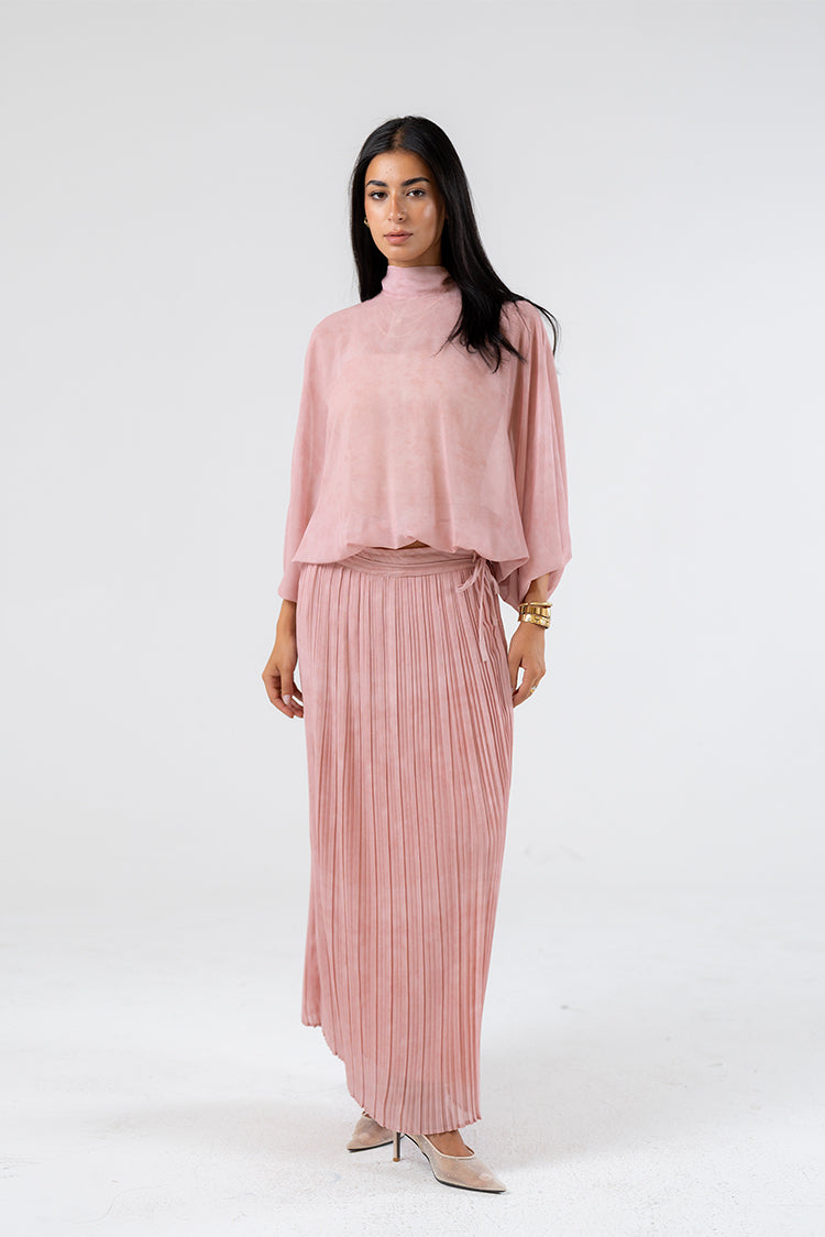 High-Neck Blouse