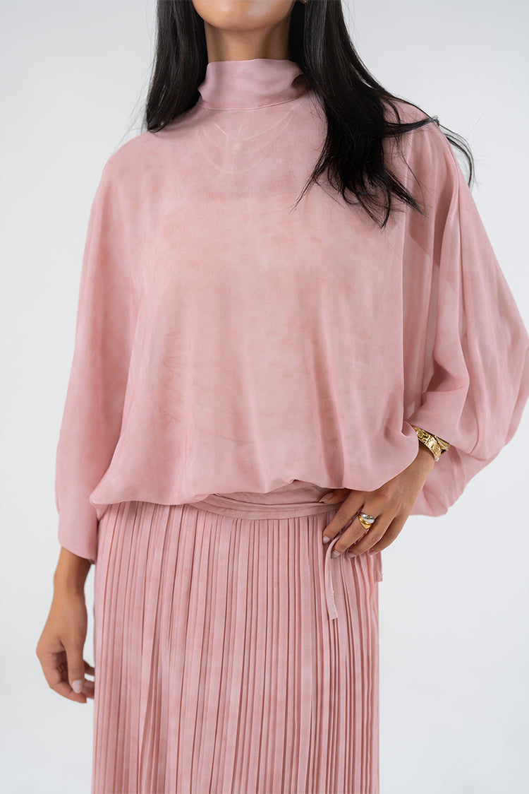 High-Neck Blouse