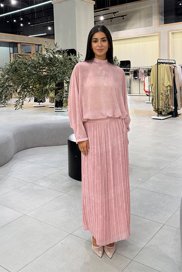 High-Neck Blouse