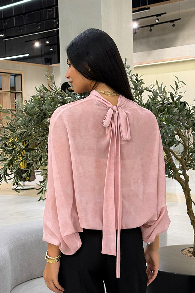 High-Neck Blouse