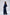 Indigo wide-leg pants