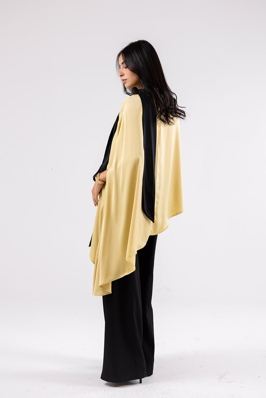 Cape Blouse with Scarf