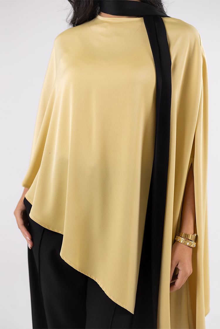 Cape Blouse with Scarf
