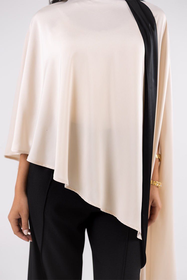 Cape Blouse with Scarf