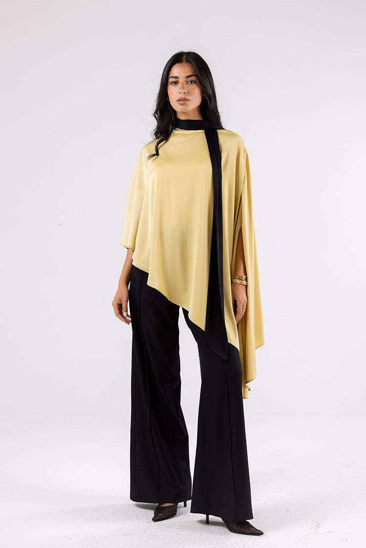 Cape Blouse with Scarf