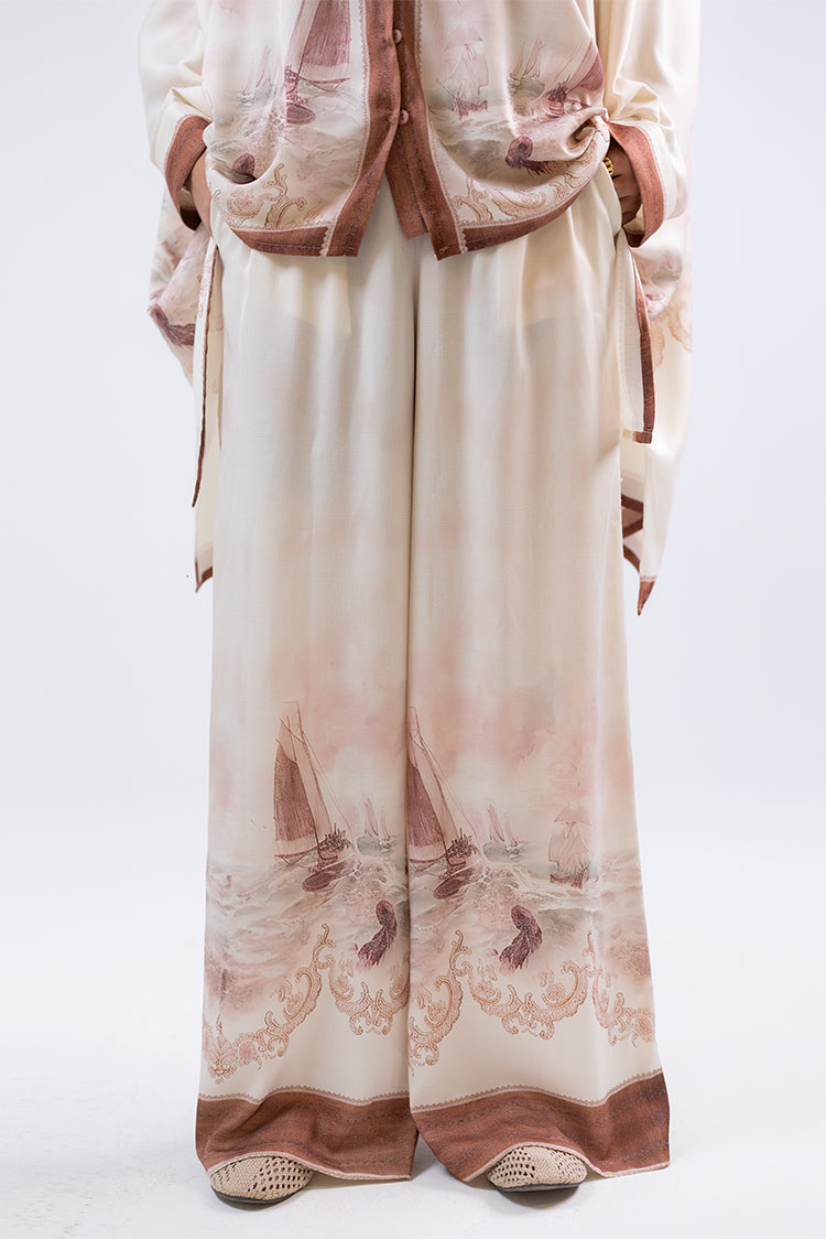 Flowing Wide-Leg Pants