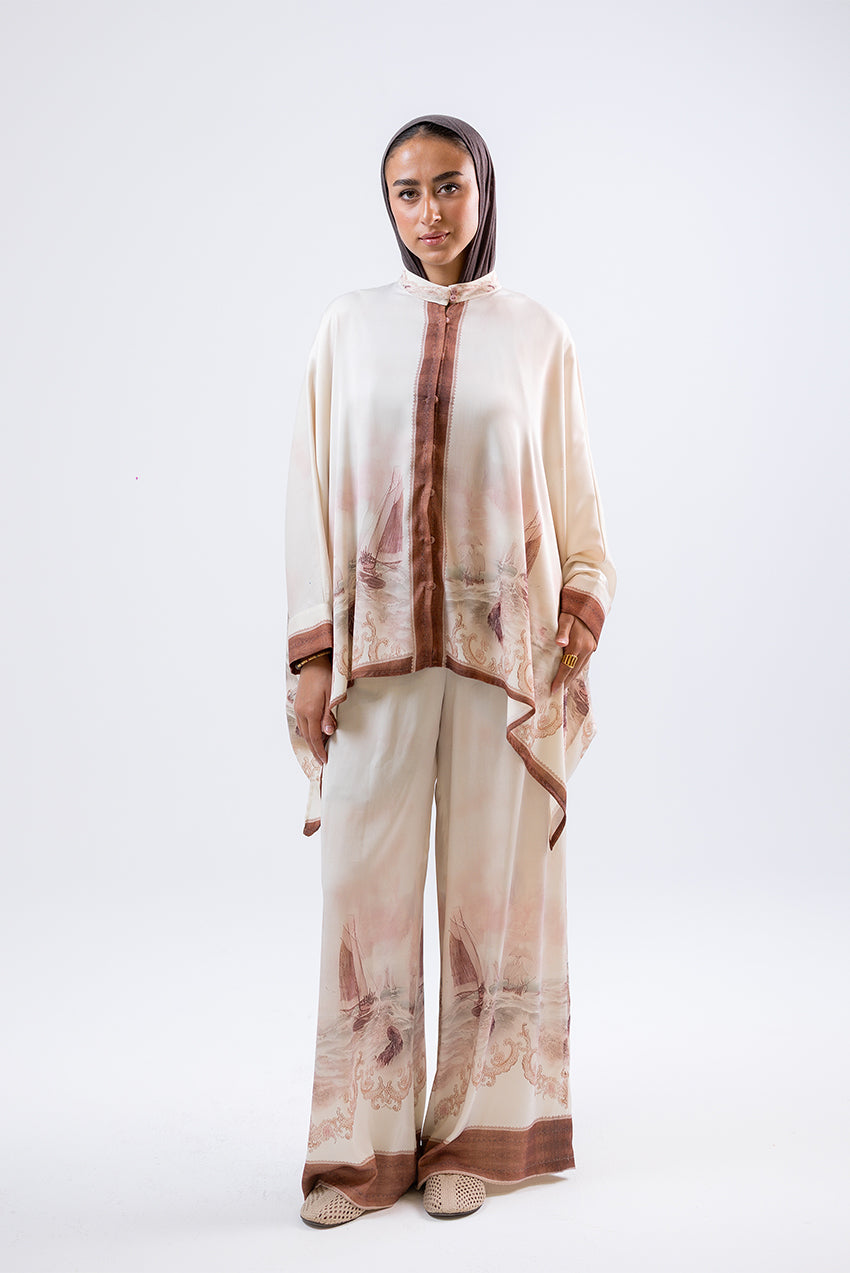 Flowing Wide-Leg Pants