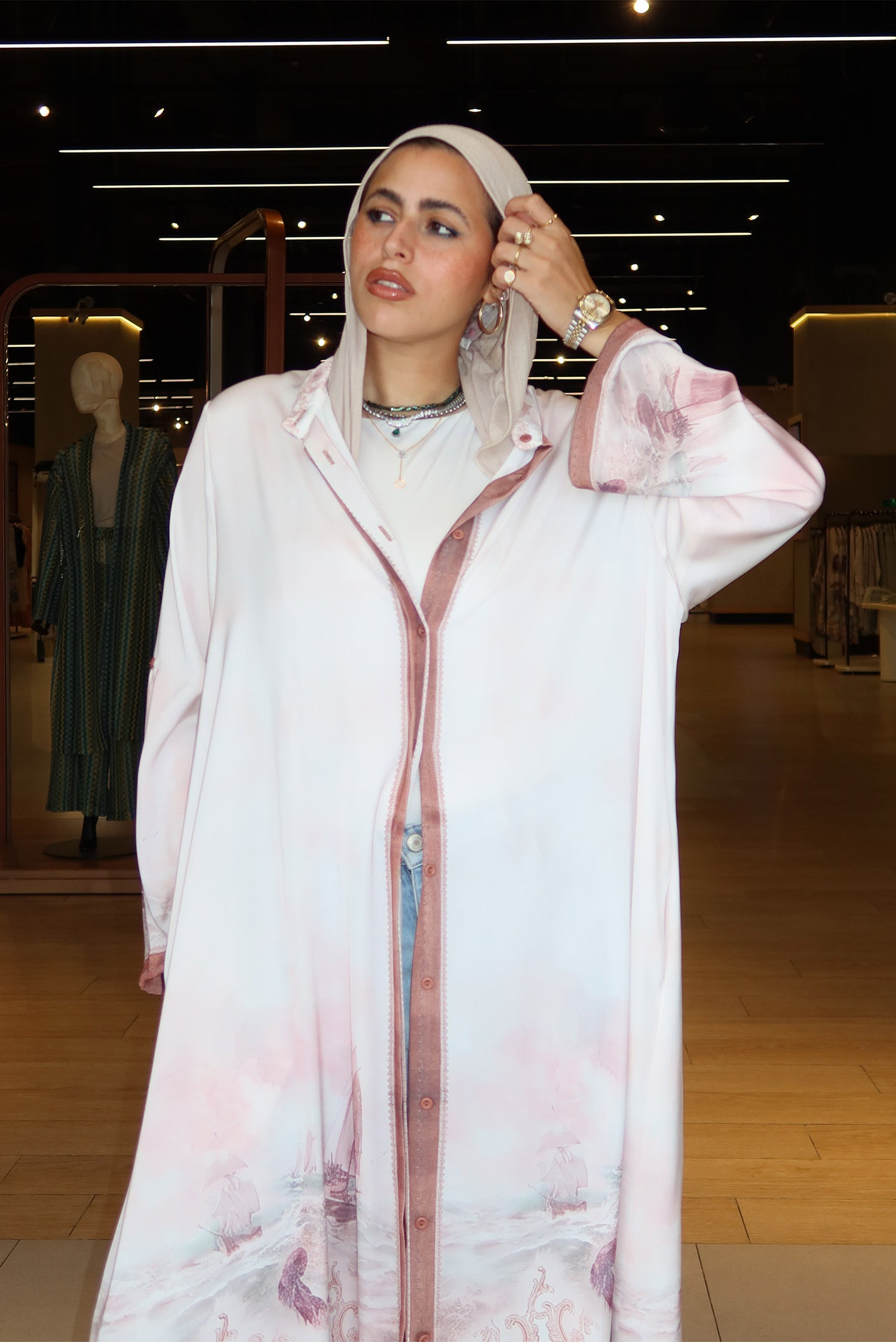 Printed Long Shirt