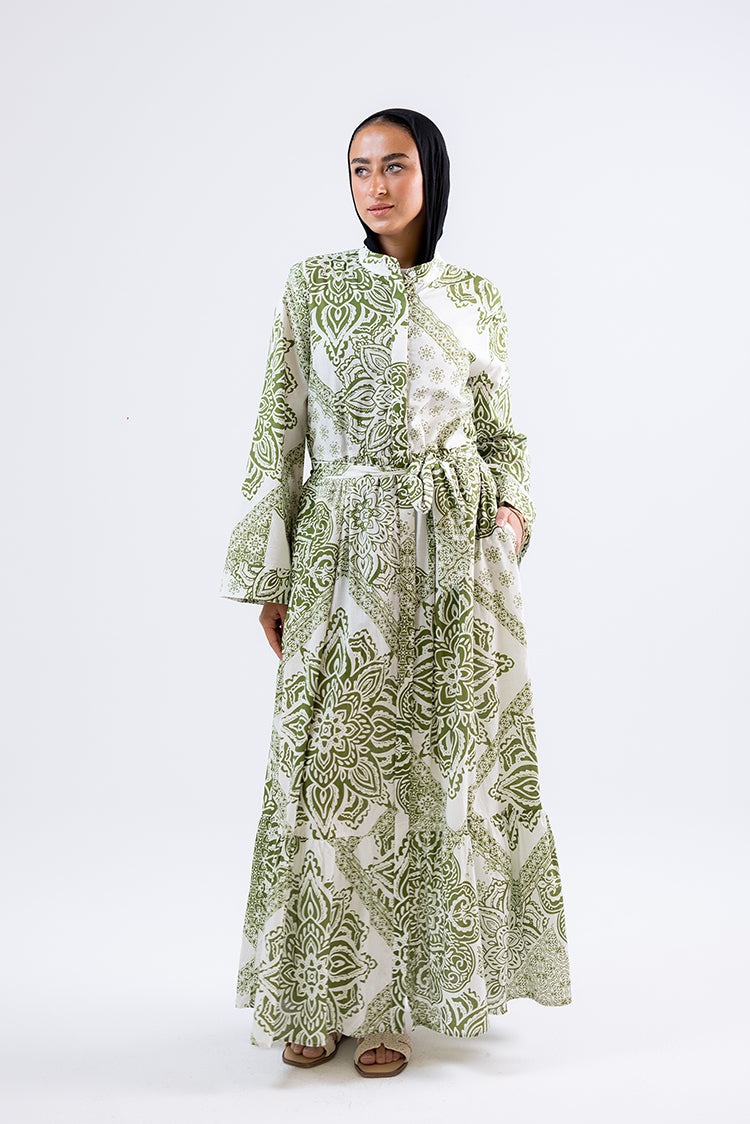 Floral Print Maxi Dress