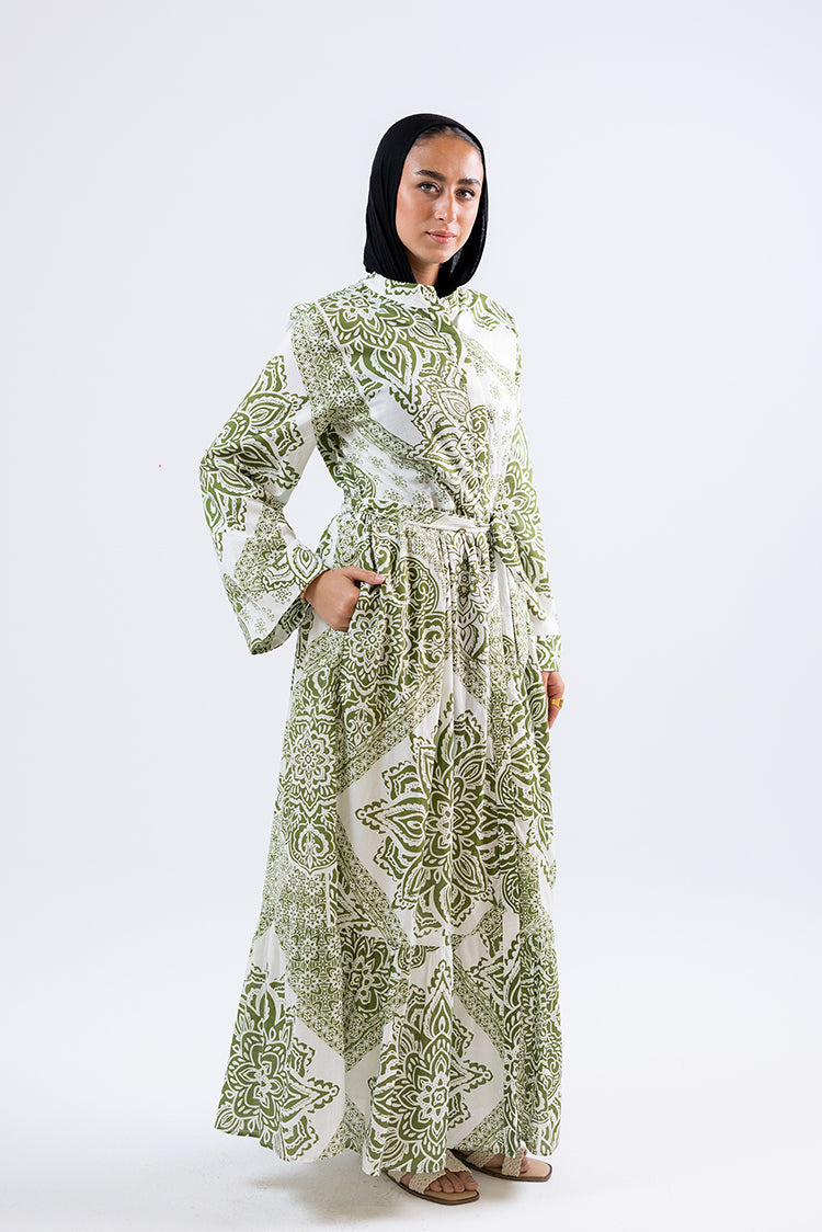 Floral Print Maxi Dress