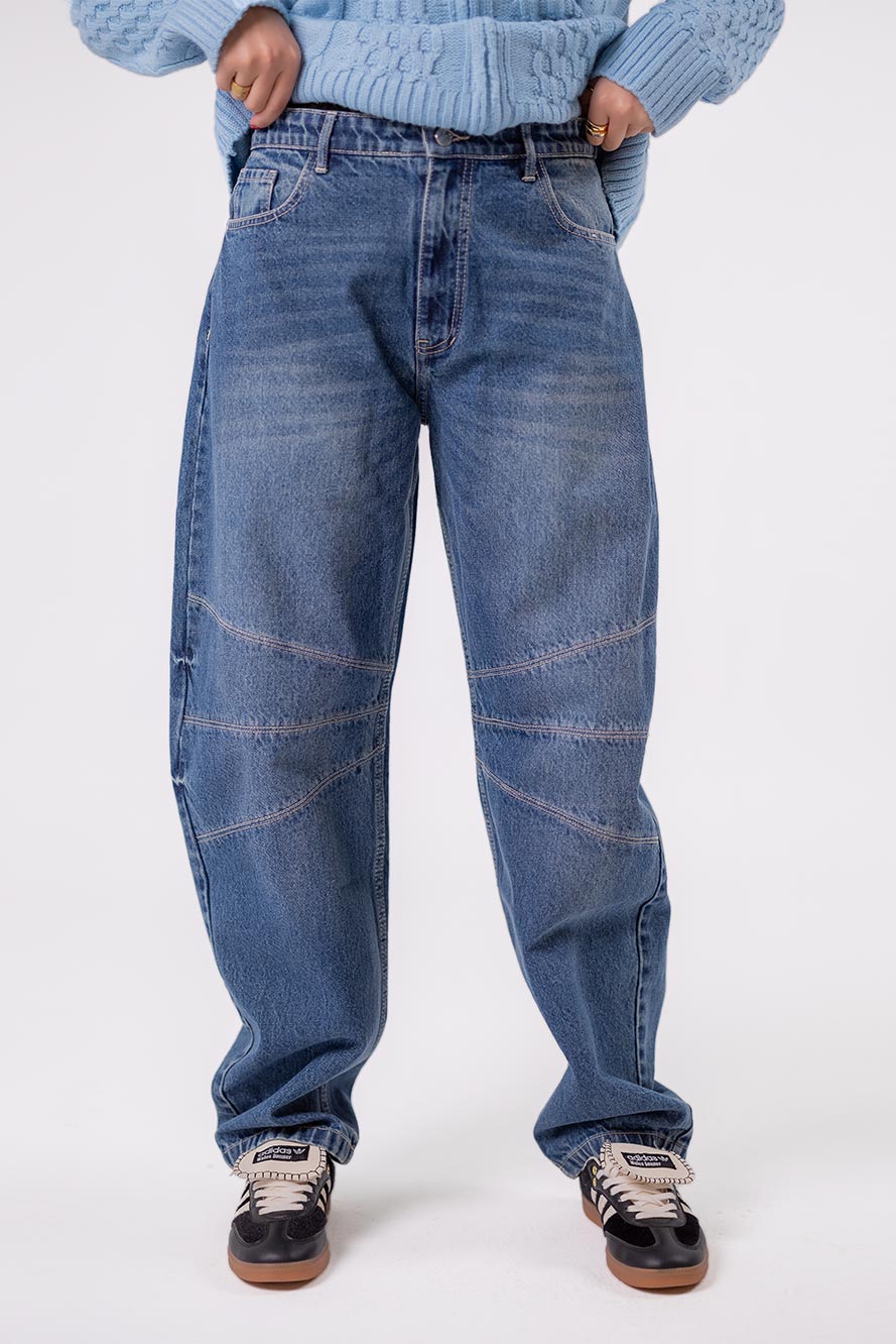 DENIM BALLON PANTS