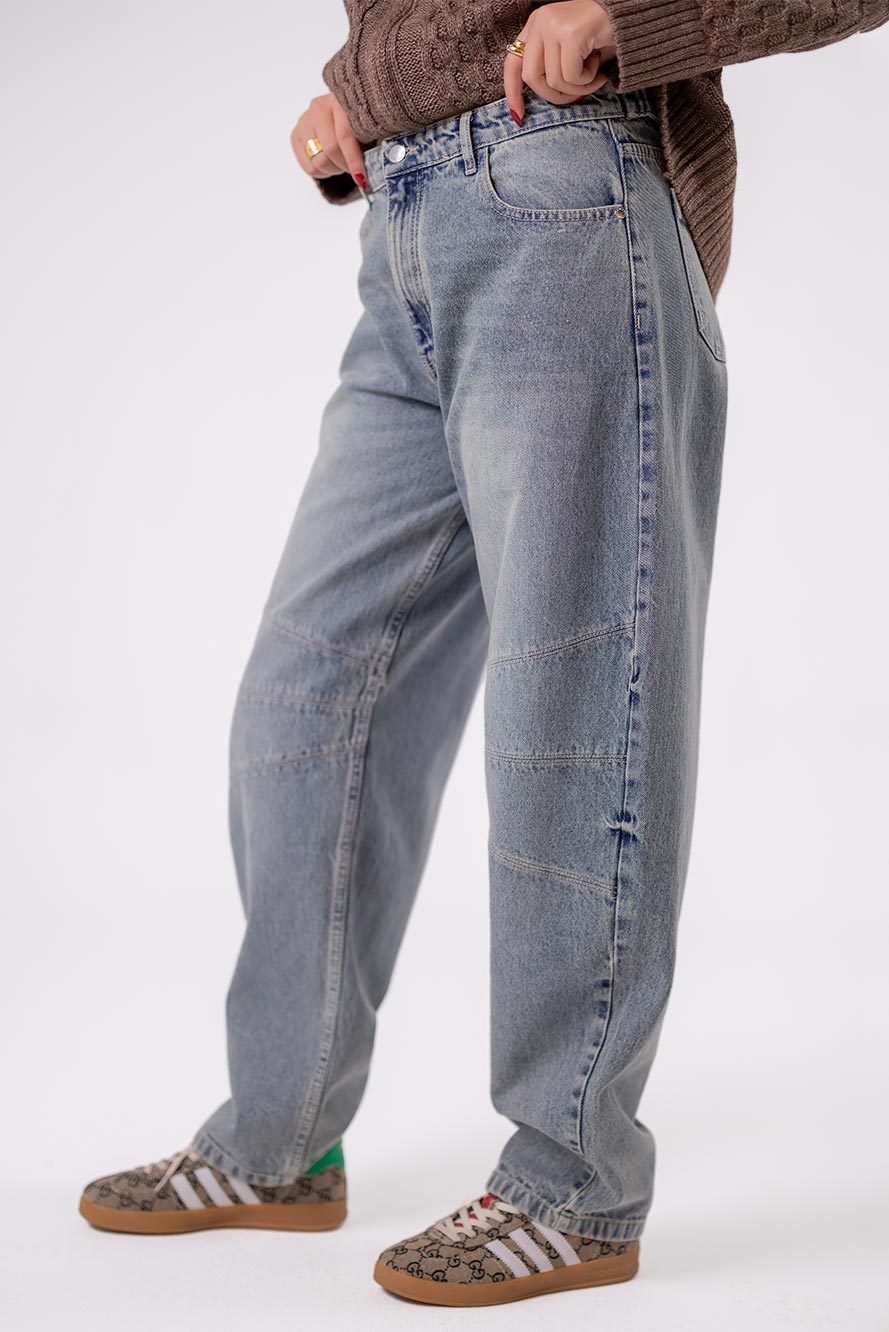 DENIM BALLON PANTS