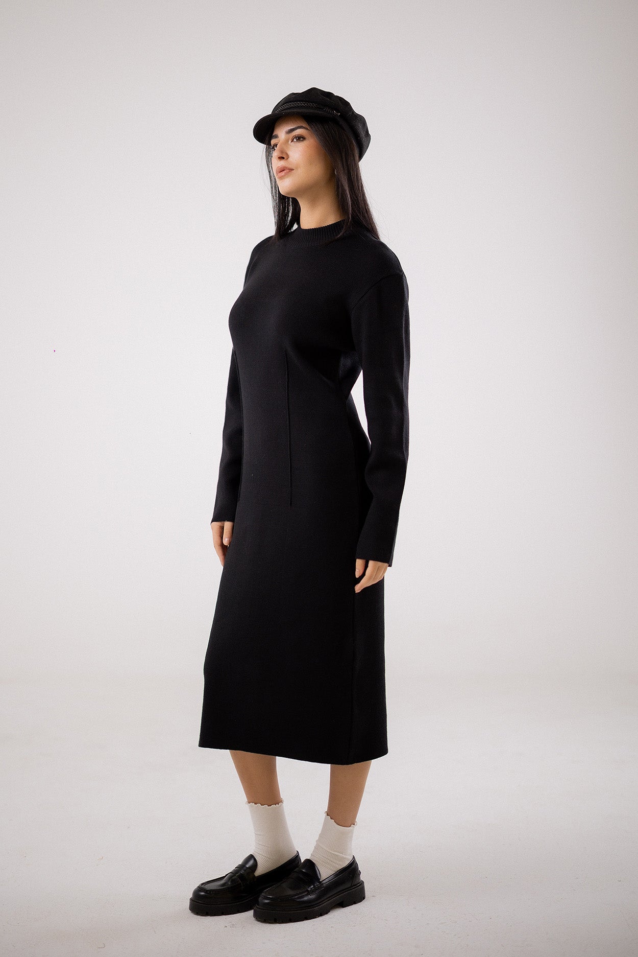 Mock-Neck Dress