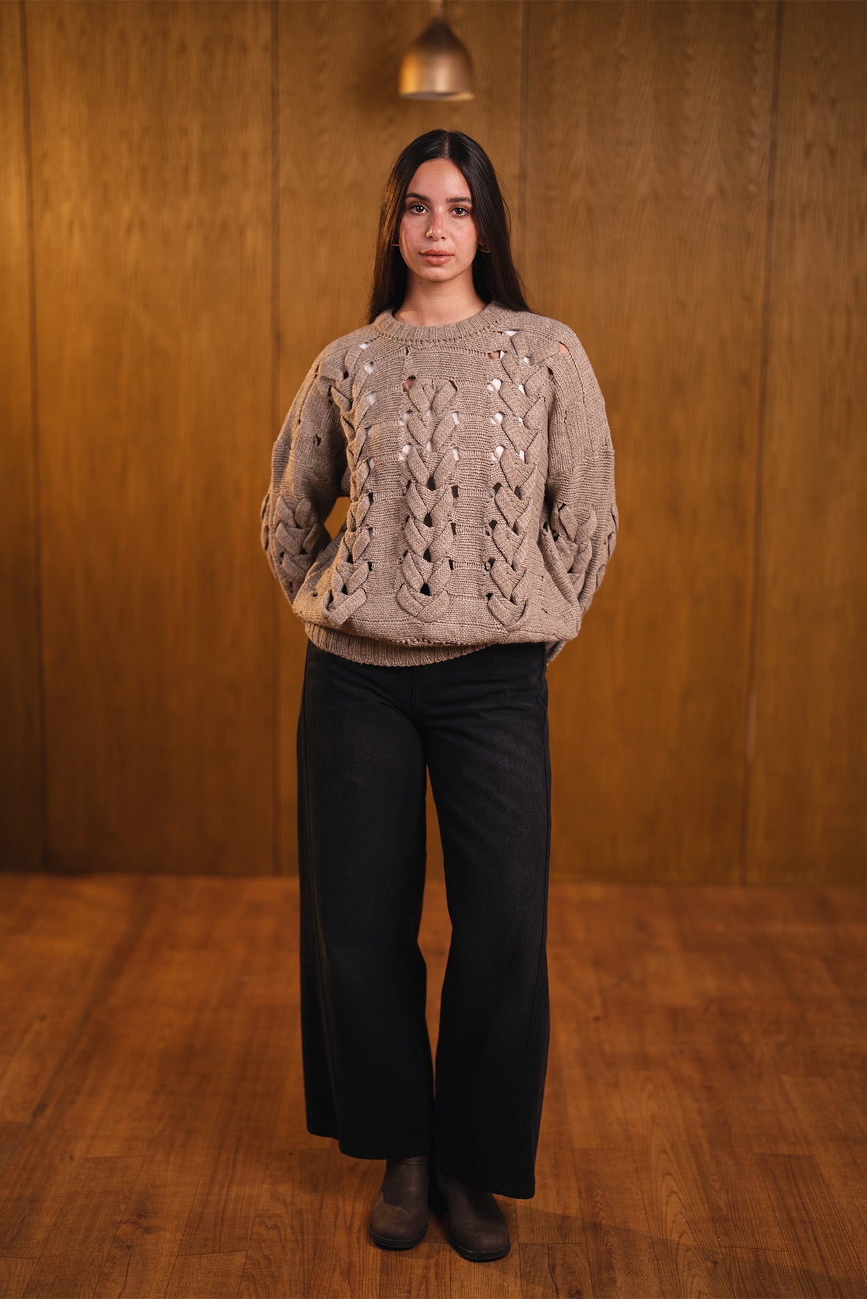 Chunky Open Knit Sweater