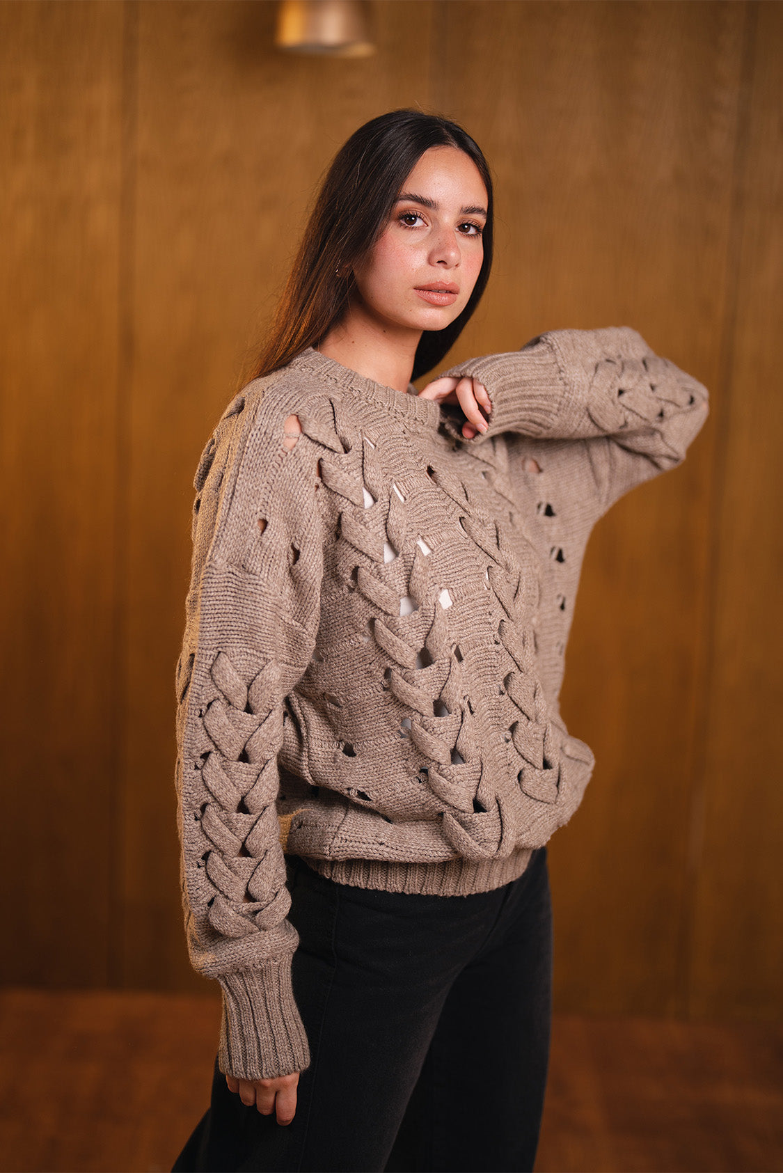 Chunky Open Knit Sweater