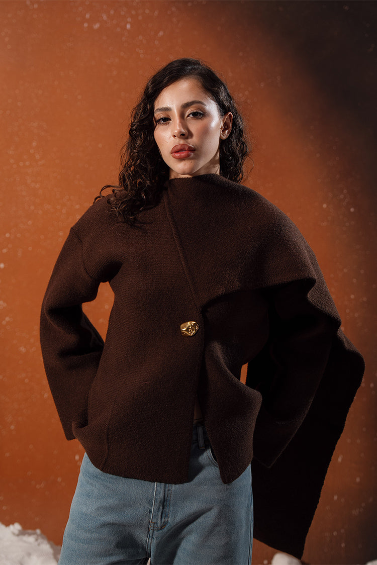 Asymmetric Wool Jacket