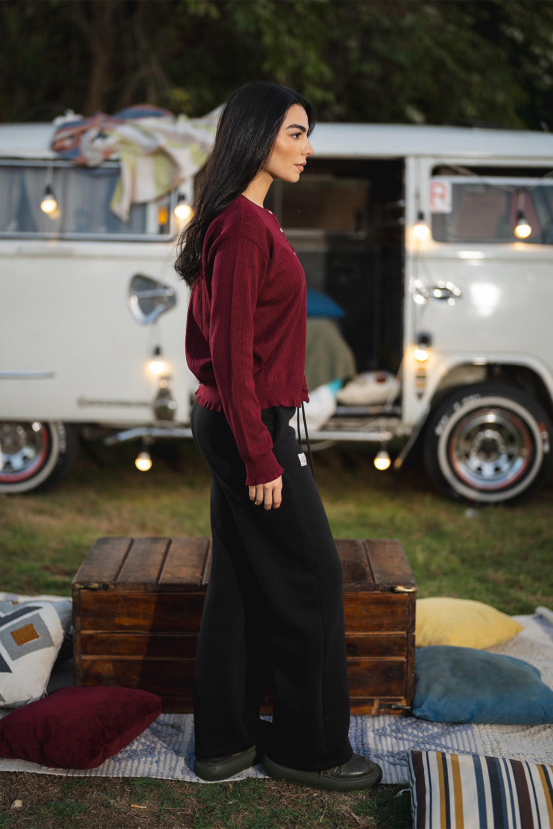 Classic Buttoned Knit Cardigan