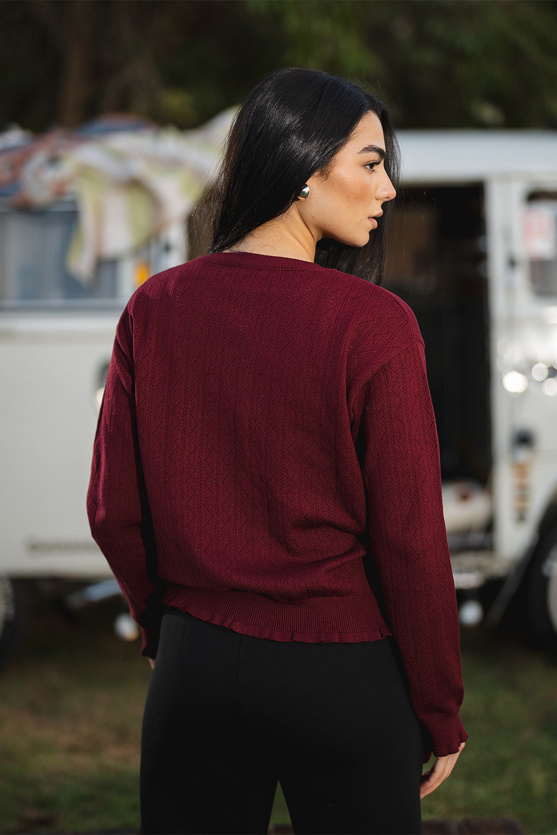 Classic Buttoned Knit Cardigan