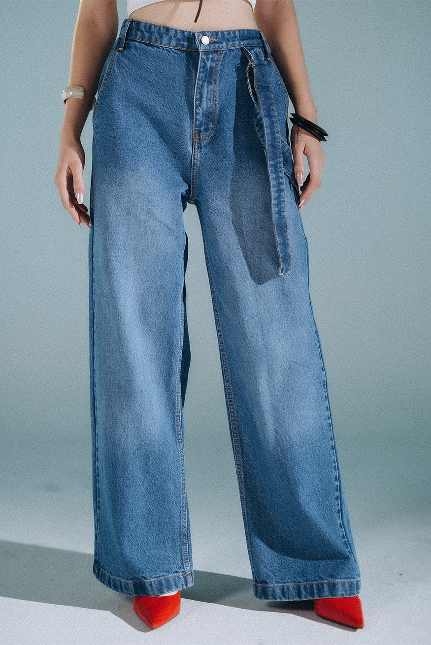 Light Wash Denim Pants