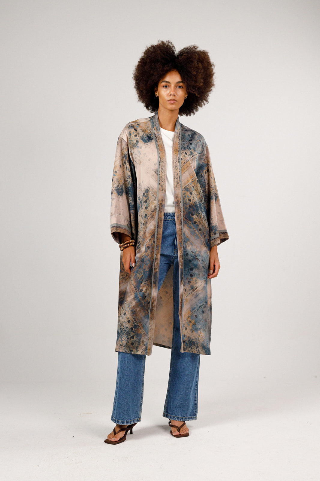 Printed Cardigan
