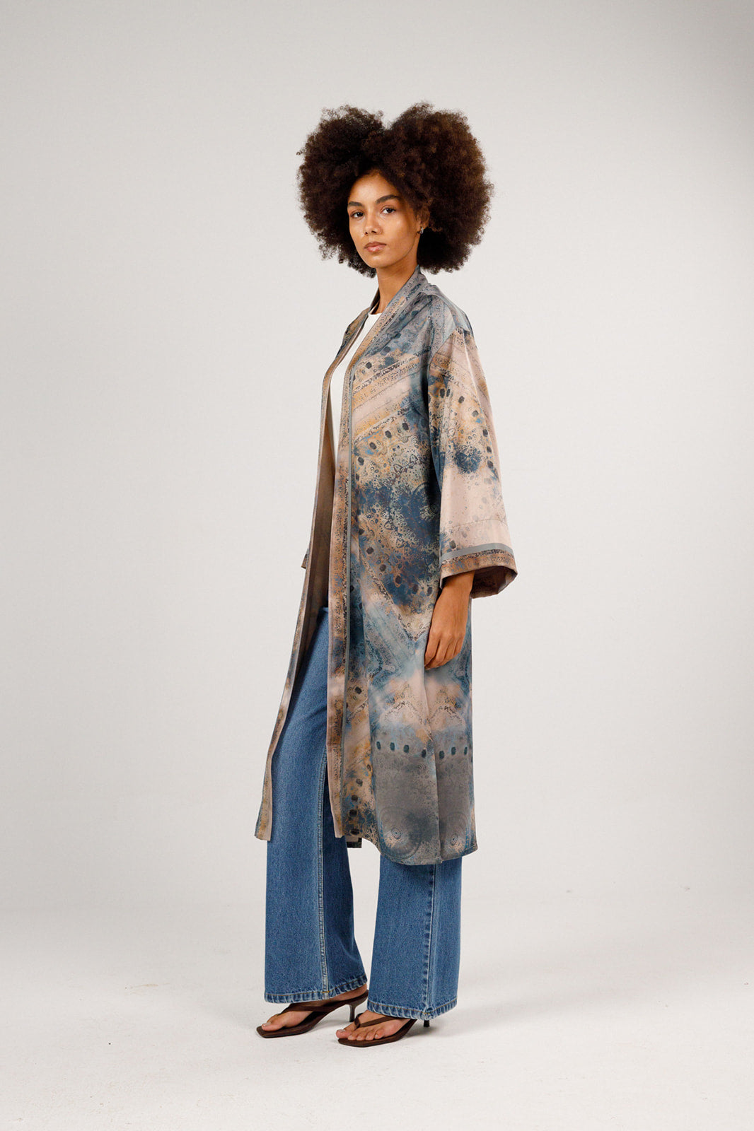 Printed Cardigan