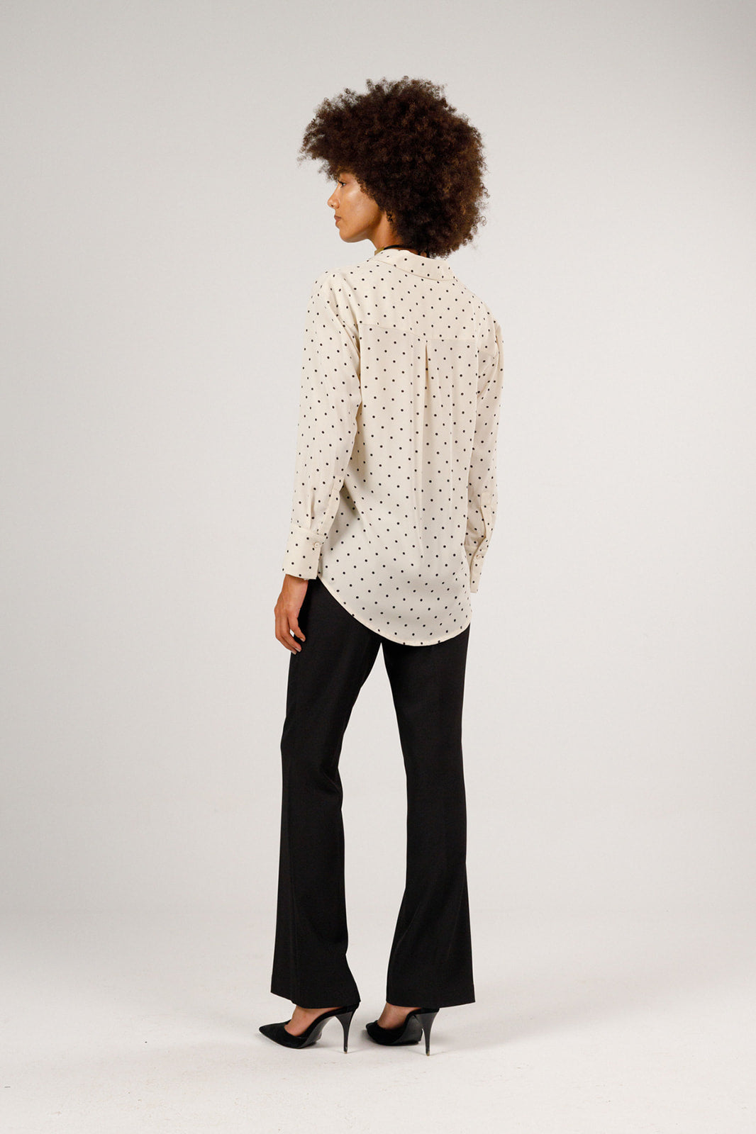 Polka dots blouse